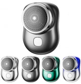 Mini Electric Razor for Men | Portable USB Rechargeable Shaver | Compact Travel Beard Trimmer with One-Touch Use view 4