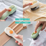 Shoe Brush with Liquid Dispensing | Multi-Purpose Cleaning Tool view 3