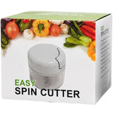 Manual Mini Hand Pull Food Chopper | Spin Cutter Vegetable & Fruit Chopper | Food Processor for Onion, Garlic, Salad & Kitchen Use view 5