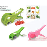 5 Blade Vegetable & Fruit Cutter and Slicer | Multipurpose Vegetable Chopper & Fruit Slicer |  Kitchen Cutter with 5 Stainless Steel Blades | Multiple Colors view 5