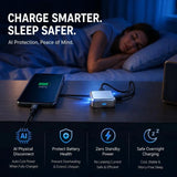Automatic Charging Disconnector | Model LX-007 | Smart Auto Power Cut-Off Battery Protector | Type-C to Type-C Fast Charging Guardian view 3