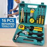 12-in-1 Home Tool Kit  | Multi-Purpose Household Repair Tool Set | Hardware Toolkit with Durable Storage Box view 6