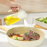 2-in-1 Glass Oil Spray Bottle & Dispenser with Pouring Spout | Kitchen Oil Mister for Air Fryer, BBQ & Cooking| 450ml view 2