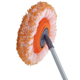Sunflower Shape Cleaning Mop | 360° Rotating Extendable Microfiber | For Walls, Floors, Bathroom, Windows & Car Cleaning view 4