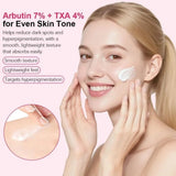 Arbutin 7% + Tranexamic Acid 4% Cream | Brightening Moisturizer for Dark Spots, Uneven Tone & Hydration | 50g view 4