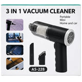 3-in-1 Portable Vacuum Cleaner, Duster & Air Blower | Wireless Handheld Cleaning for Car & Home view 4