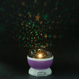 Star Master Projector Night Lamp | 360° Rotating LED Moon & Starry Sky Projector | USB & Battery Operated | Portable Night Light | Random Color view 6