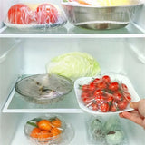 Disposable & Reusable Elastic Food Covers | Transparent Bowl & Plate Covers | Stretchable Dustproof Food Storage Covers | Kitchen Freshness Protector | 100Pcs view 3