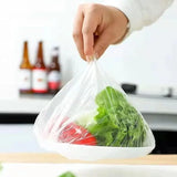 Disposable & Reusable Elastic Food Covers | Transparent Bowl & Plate Covers | Stretchable Dustproof Food Storage Covers | Kitchen Freshness Protector | 100Pcs view 2