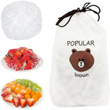 Disposable & Reusable Elastic Food Covers | Transparent Bowl & Plate Covers | Stretchable Dustproof Food Storage Covers | Kitchen Freshness Protector | 100Pcs view 4