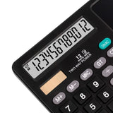Functional Calculator with LCD Writing Tablet | Model DS-837X | 2-in-1 Digital Calculator & Reusable Notepad | Solar & Battery Powered | Stylus Pen view 4