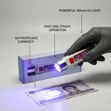 UV Currency Checker Rechargeable Light |  K-206 365nm | Portable UV Torch for Banknote Security Features, Fluorescent Detection & Inspection view 5